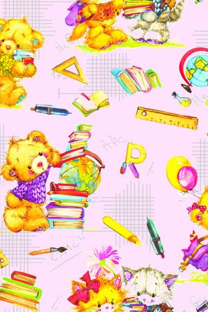 卡通动物印花华亿平台图片