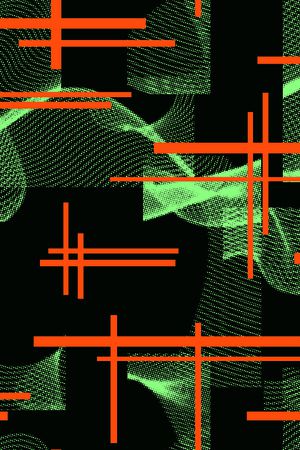 几何印花华亿平台图片