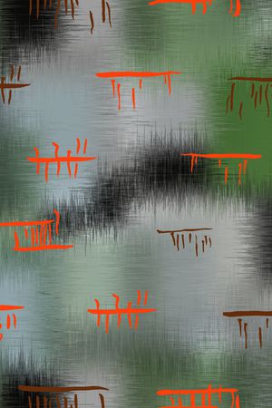 线条画印花华亿平台图片