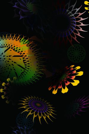 圆形印花华亿平台图片