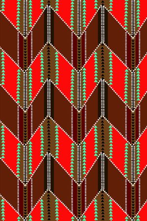 几何混搭印花华亿平台图片