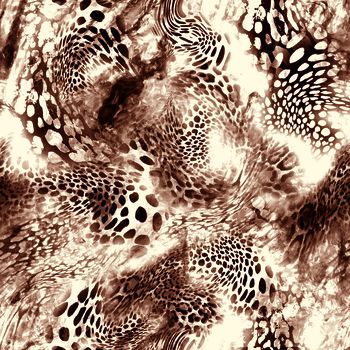 豹纹印花华亿平台图片