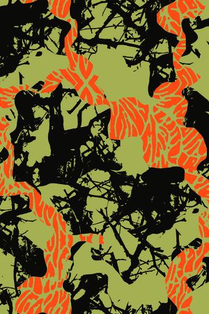 树枝印花华亿平台图片