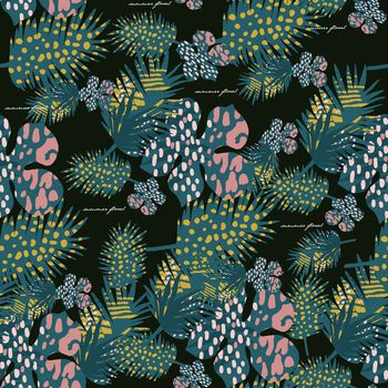 绿植树叶印花华亿平台图片