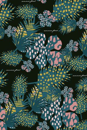 绿植树叶印花华亿平台图片