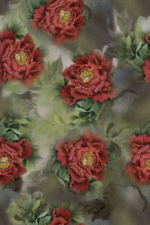 旗袍印花华亿平台图片