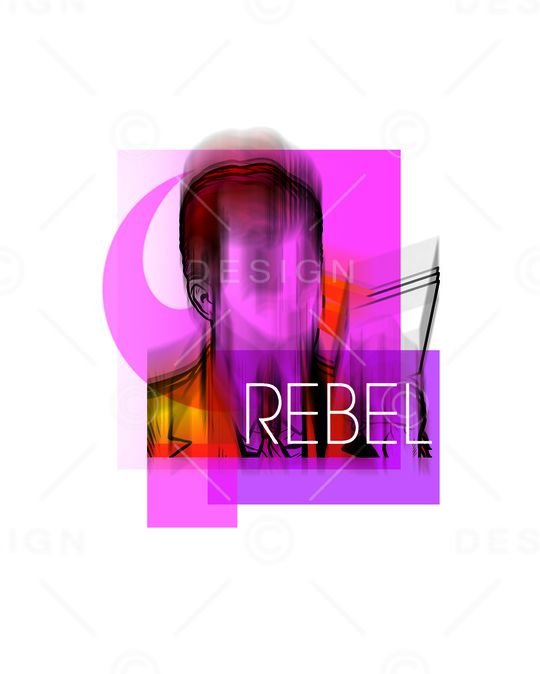 大牌人物印花华亿平台图片