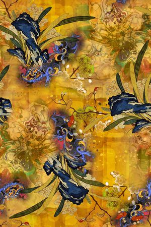 香云纱印花华亿平台图片