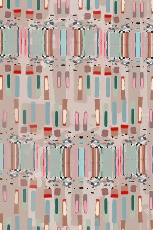 几何印花华亿平台图片