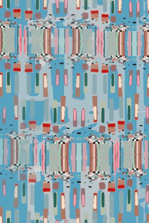 几何印花华亿平台图片