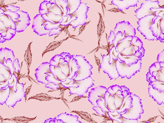 康乃馨印花华亿平台图片