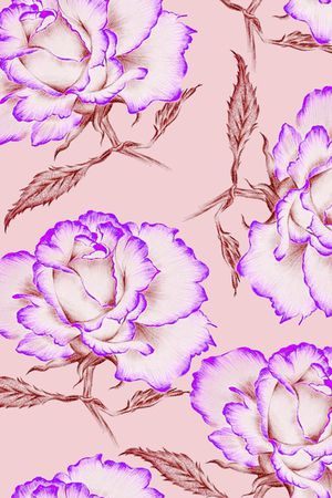 康乃馨印花华亿平台图片