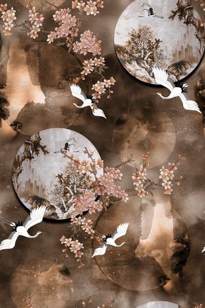 香云纱印花华亿平台图片