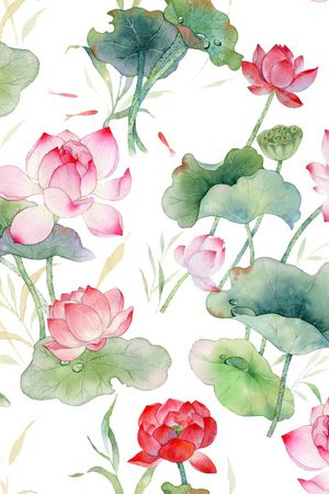 水草印花华亿平台图片