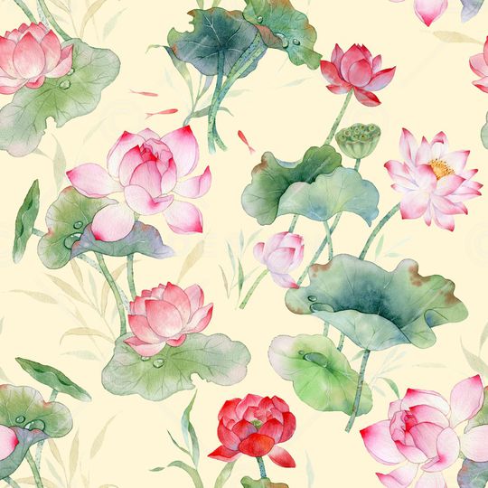 水草印花华亿平台图片