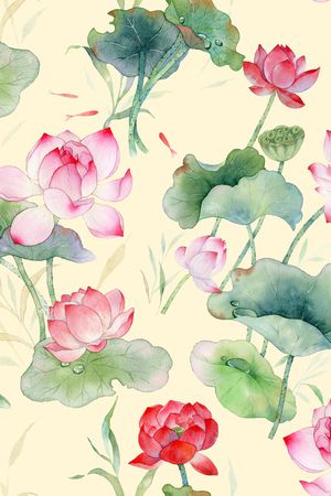 水草印花华亿平台图片