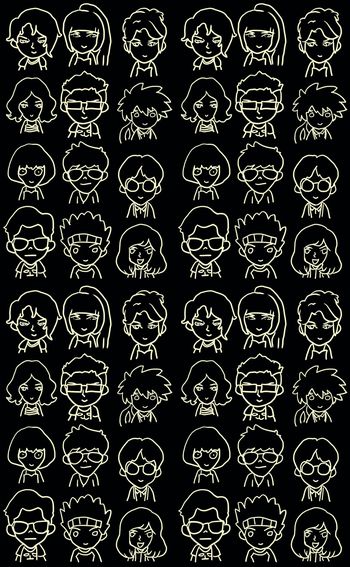 人物印花华亿平台图片