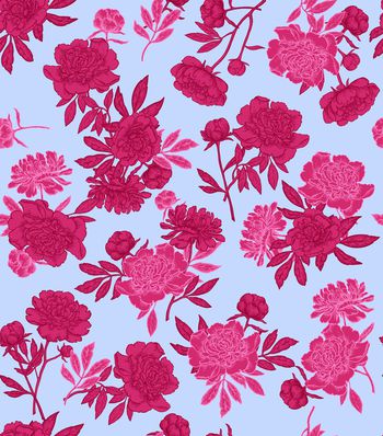 1299447-200301牡丹蓝色