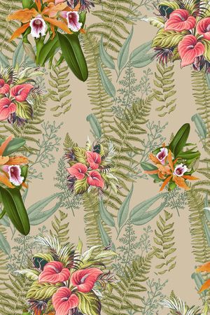 复古印花华亿平台图片