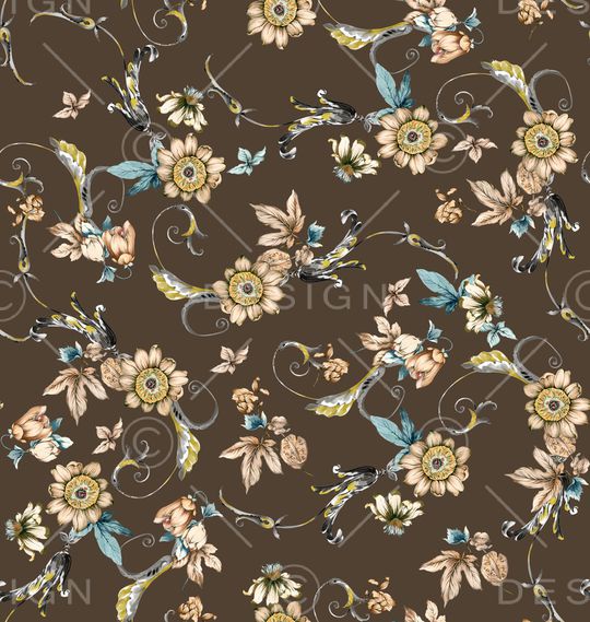 佩斯利印花华亿平台图片