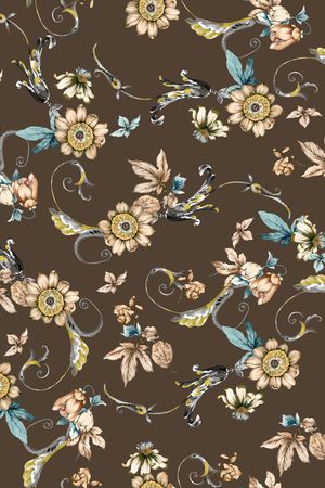 佩斯利印花华亿平台图片