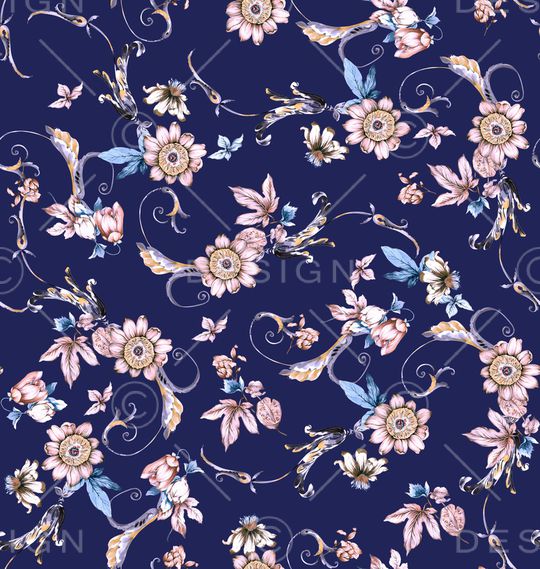 佩斯利印花华亿平台图片