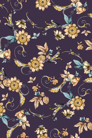 佩斯利印花华亿平台图片