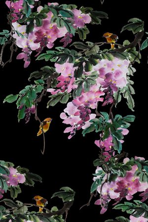 雪纺印花华亿平台图片