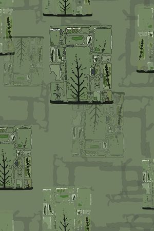 几何印花华亿平台图片