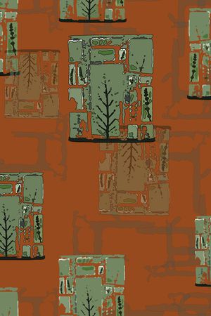 几何印花华亿平台图片