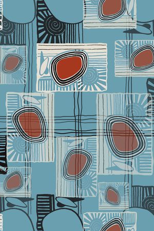 几何印花华亿平台图片