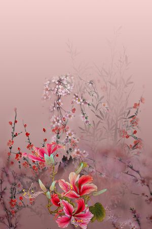 女装定位花印花华亿平台图片