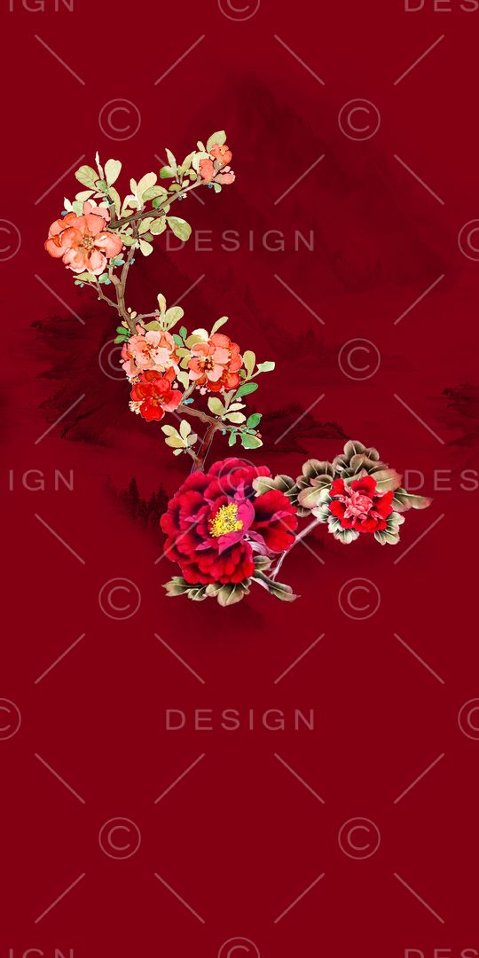 女装定位花印花华亿平台图片