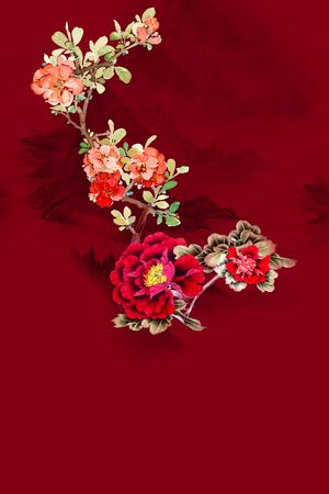 女装定位花印花华亿平台图片