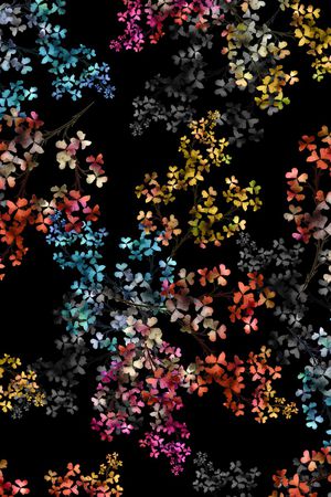 绿植树叶印花华亿平台图片