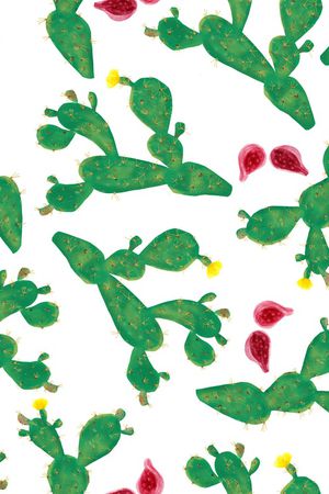 绿植树叶印花华亿平台图片