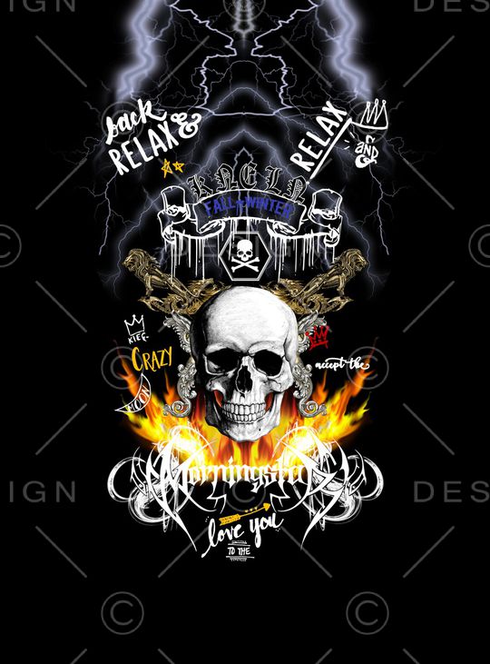 闪电丝带印花华亿平台图片