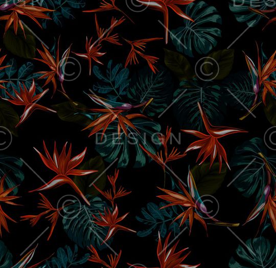 绿植树叶印花华亿平台图片