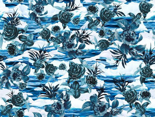 玫瑰花印花华亿平台图片