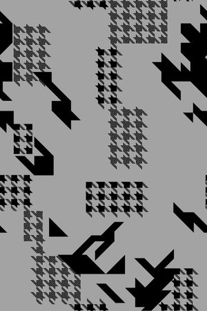 千鸟格印花华亿平台图片