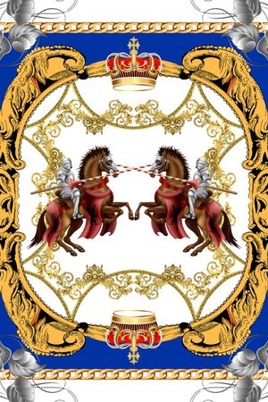 欧式定位花印花华亿平台图片