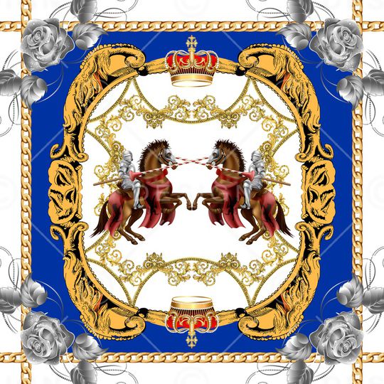 欧式定位花印花华亿平台图片