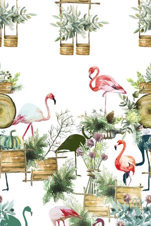 绿植树叶印花华亿平台图片