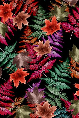 绿植树叶印花华亿平台图片