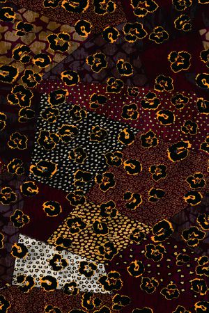 豹纹印花华亿平台图片