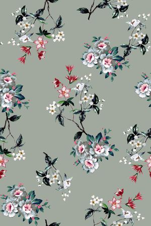 春夏华亿平台印花华亿平台图片