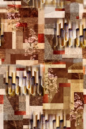 几何印花华亿平台图片