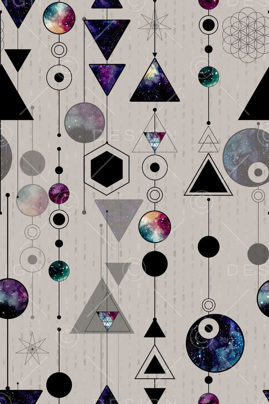 几何印花华亿平台图片