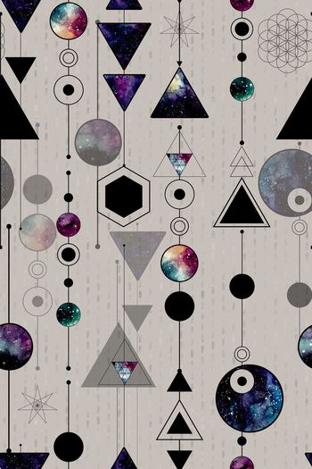 几何印花华亿平台图片