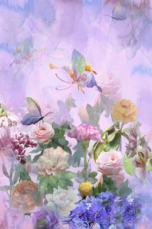 女装定位花印花华亿平台图片